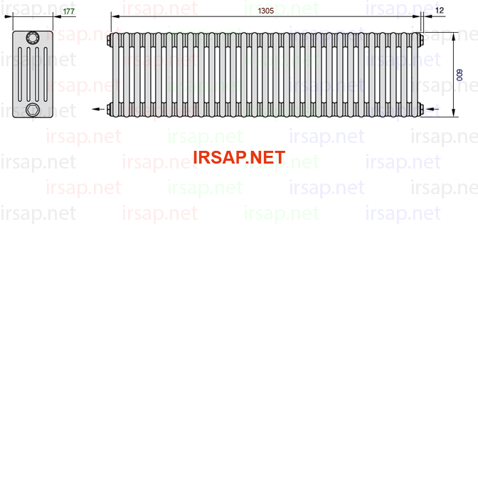 Радиатор IRSAP Tesi 50600/29 T08 CL 01